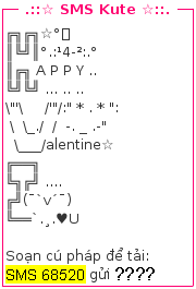 Tin nhan valentine,sms valentine Tin nhan valentine - sms valentine